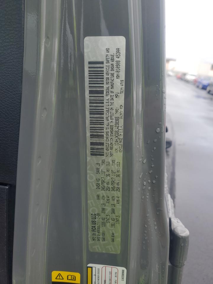 2020 Jeep Wrangler Unlimited Sport VIN: 1C4HJXDG6LW238968 Lot: 93684185