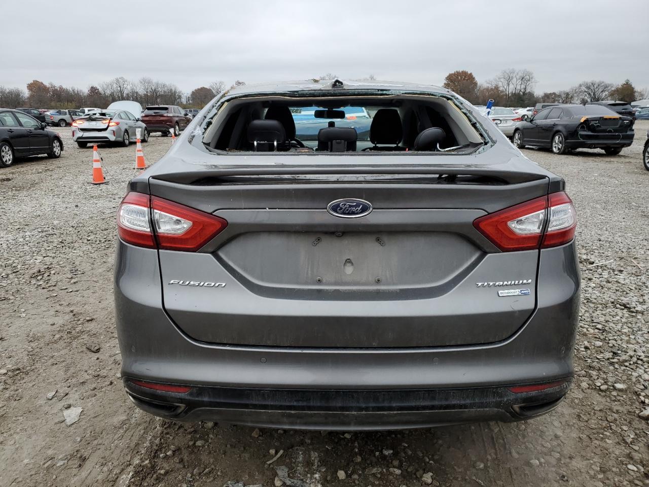 2014 Ford Fusion Titanium VIN: 3FA6P0D96ER396902 Lot: 93589015