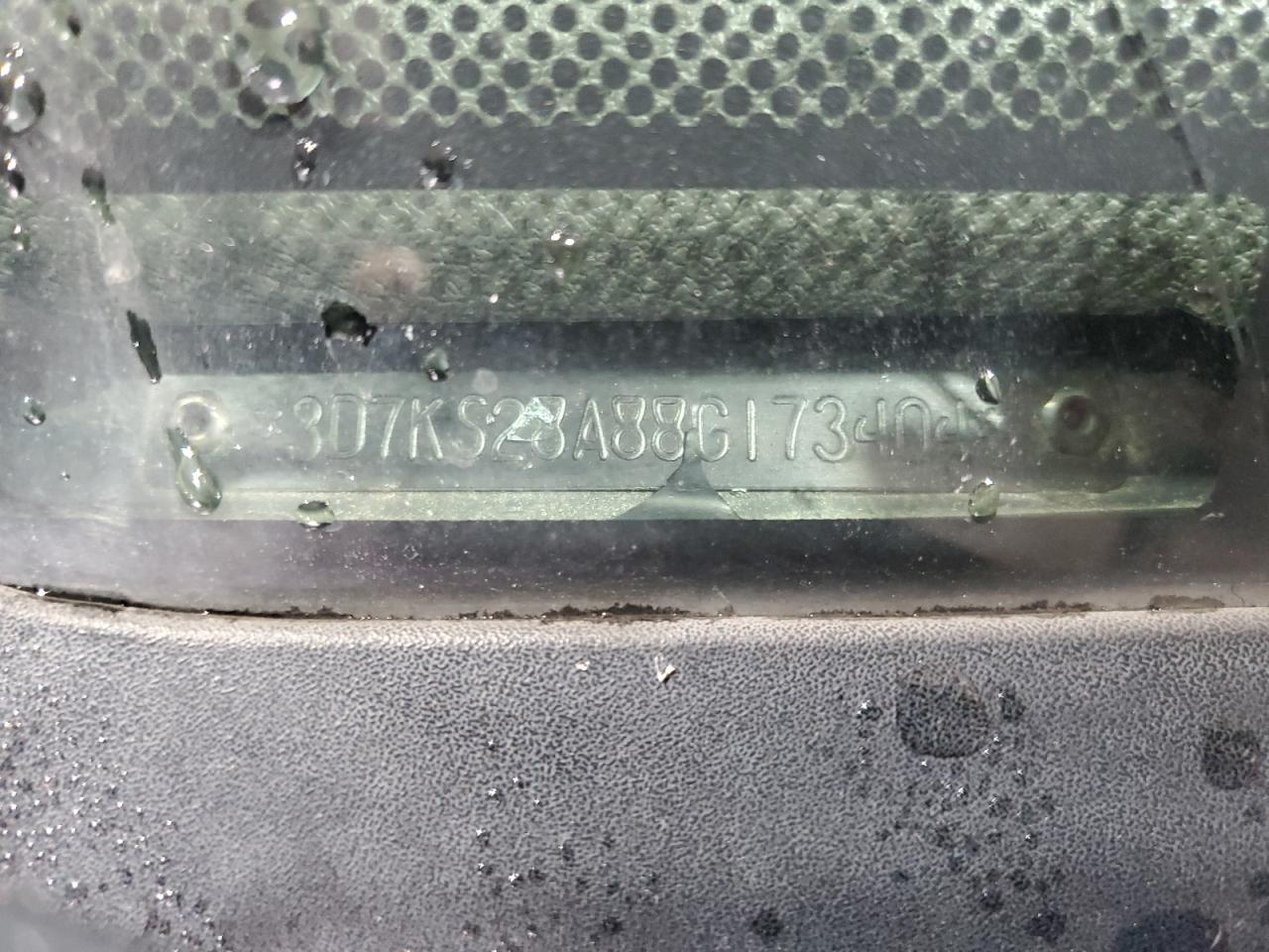 2008 Dodge Ram 2500 St VIN: 3D7KS28A88G173404 Lot: 92829305