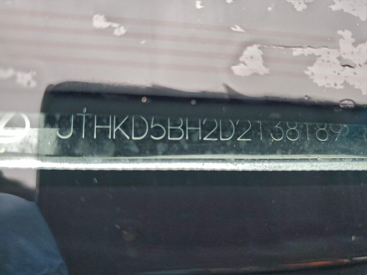 2013 Lexus Ct 200 VIN: JTHKD5BH2D2138189 Lot: 94100265