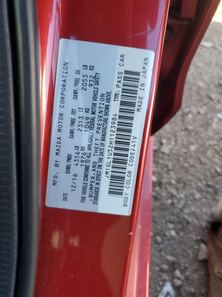 2017 Mazda 6 Sport VIN: JM1GL1U52H1123984 Lot: 92814895