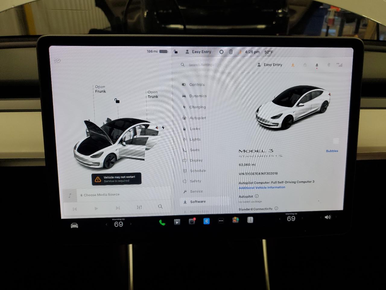 2019 Tesla Model 3 VIN: 5YJ3E1EA1KF302018 Lot: 92988705