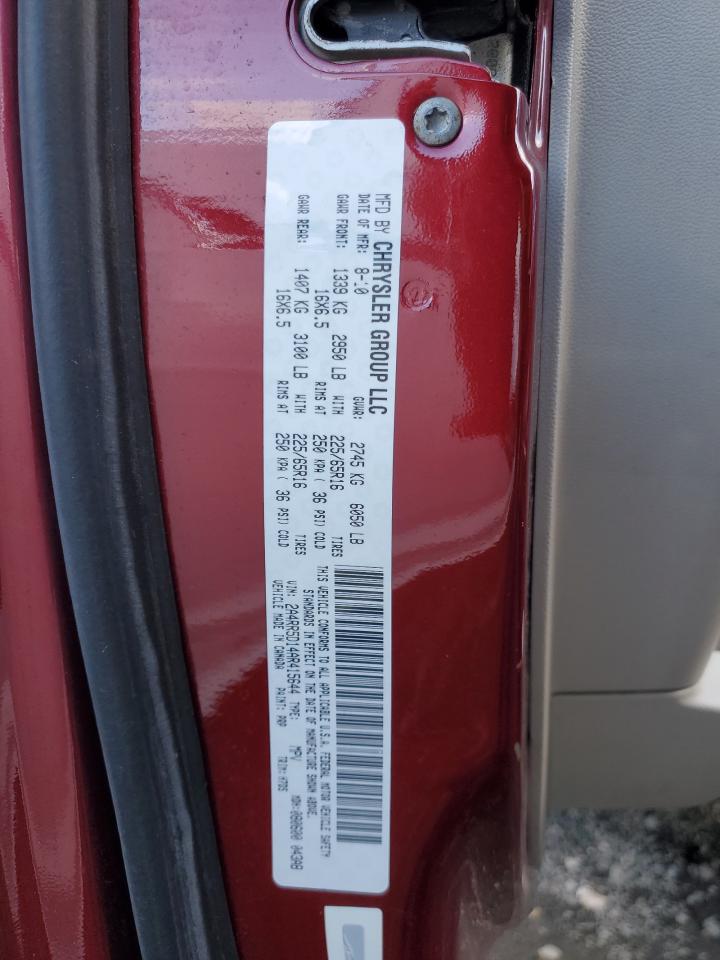 2010 Chrysler Town & Country Touring VIN: 2A4RR5D14AR415644 Lot: 92122215