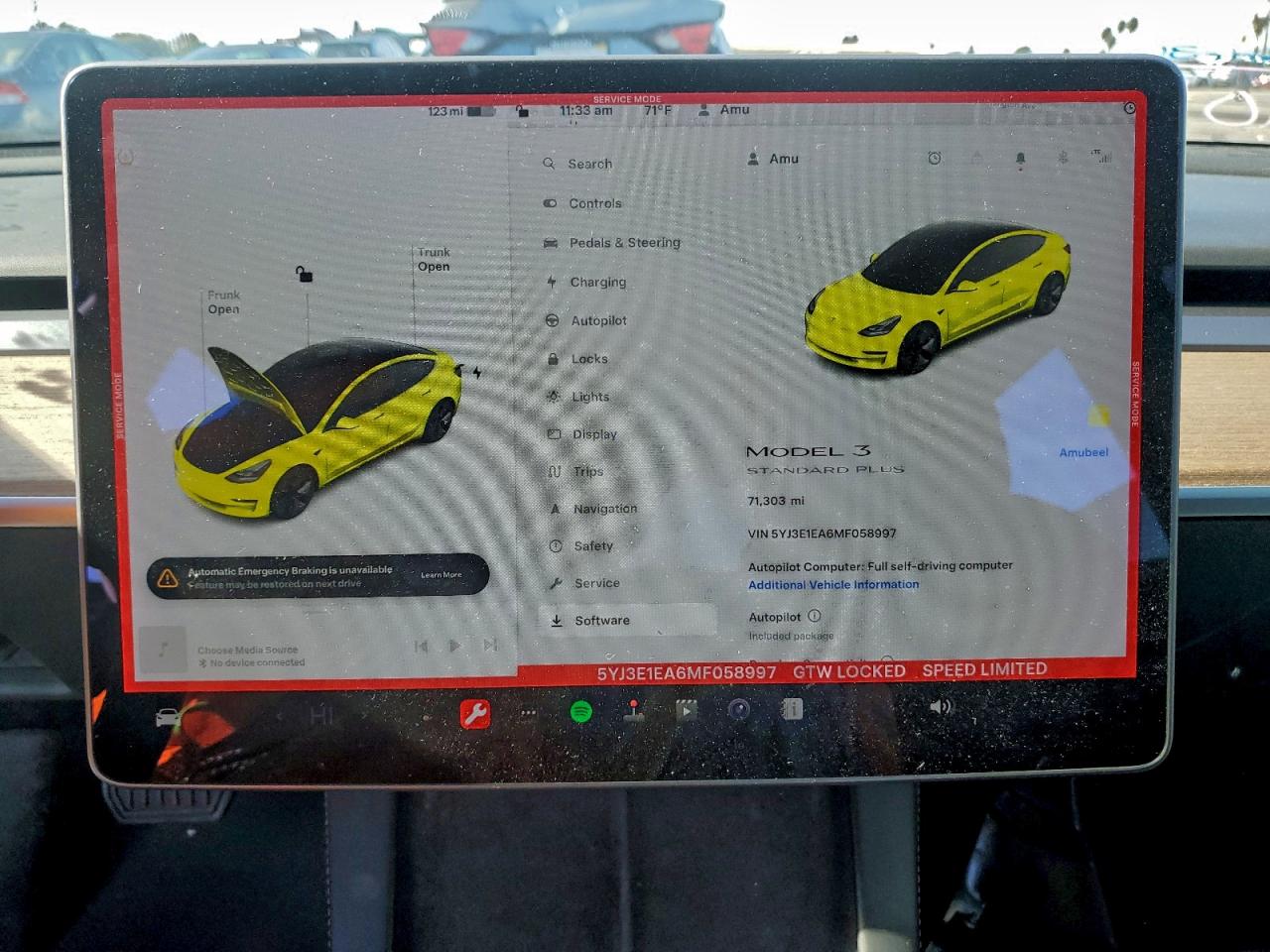 2021 Tesla Model 3 VIN: 5YJ3E1EA6MF058997 Lot: 93303215