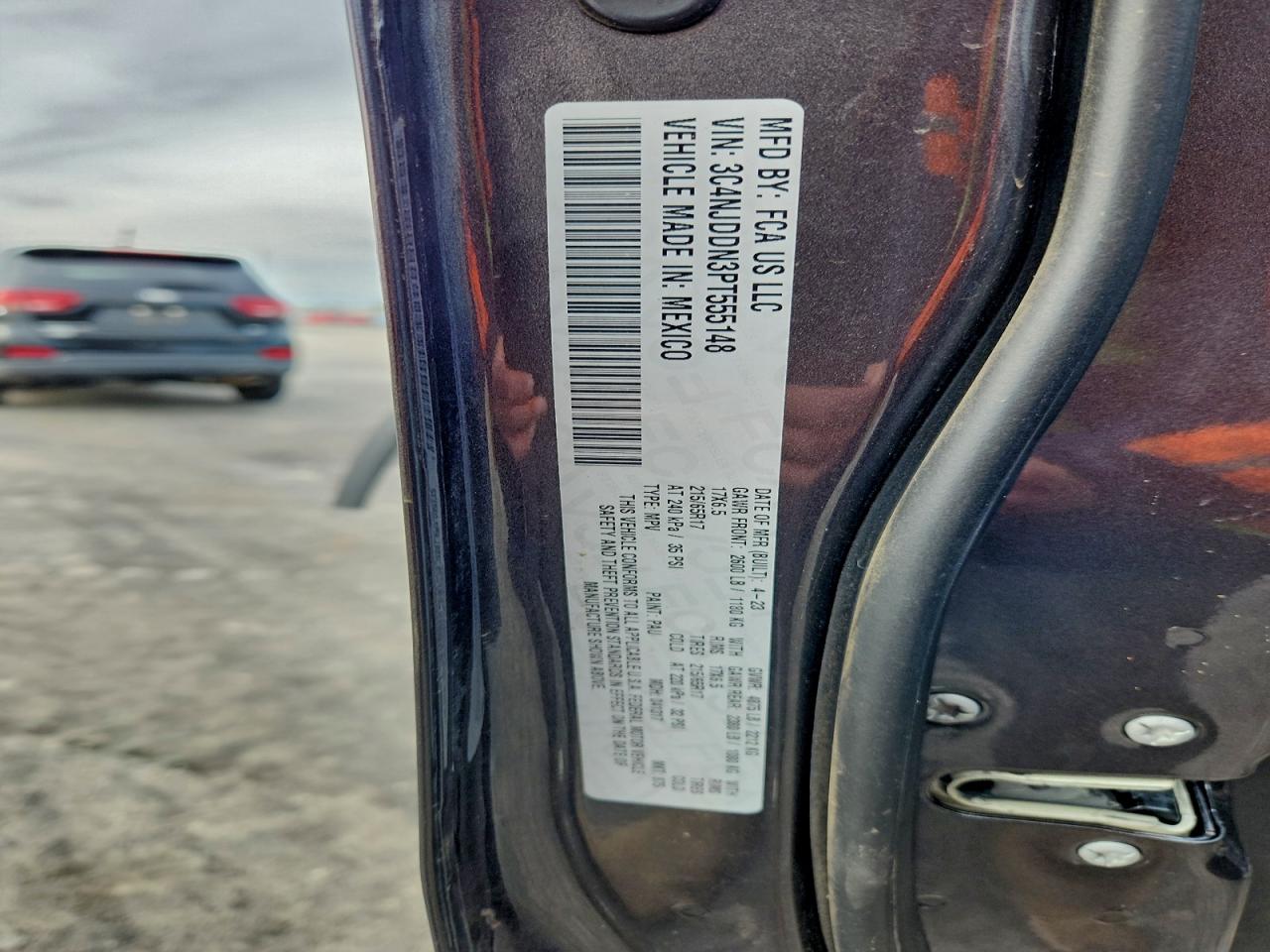 2023 Jeep Compass Trailhawk VIN: 3C4NJDDN3PT555148 Lot: 93646965