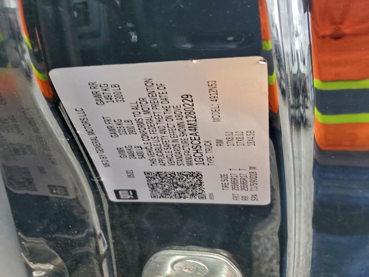 2021 Chevrolet Colorado Lt VIN: 1GCHSCEA4M1280229 Lot: 94531975