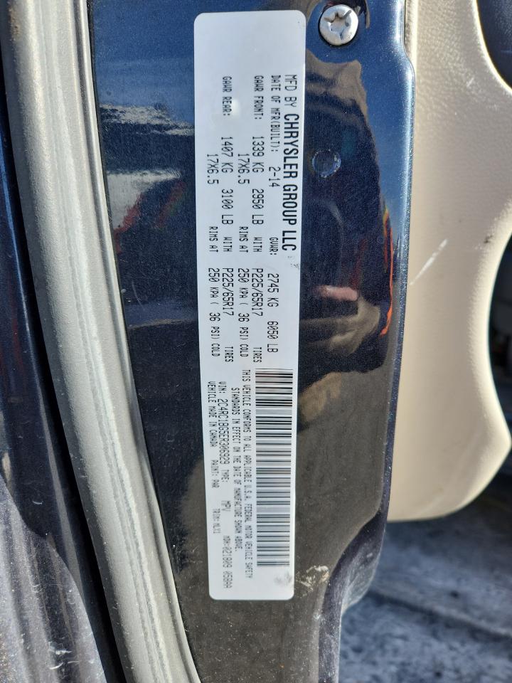 2014 Chrysler Town & Country Touring VIN: 2C4RC1BG5ER306929 Lot: 89644645