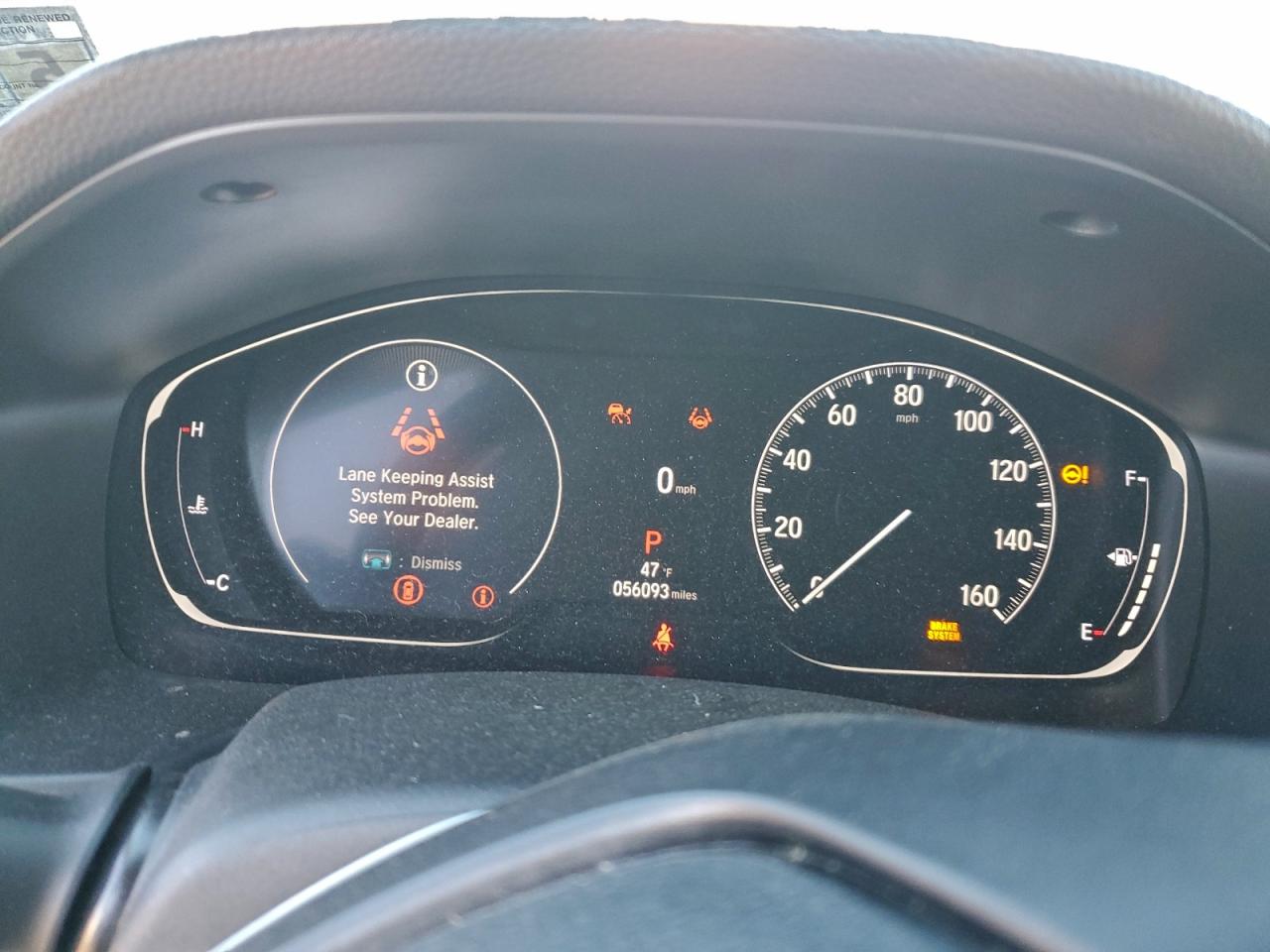 2019 Honda Accord Lx VIN: 1HGCV1F11MA069916 Lot: 93387035