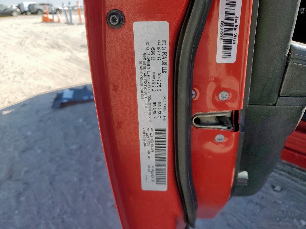 2017 Chrysler 300 S VIN: 2C3CCABG1HH663870 Lot: 93213195