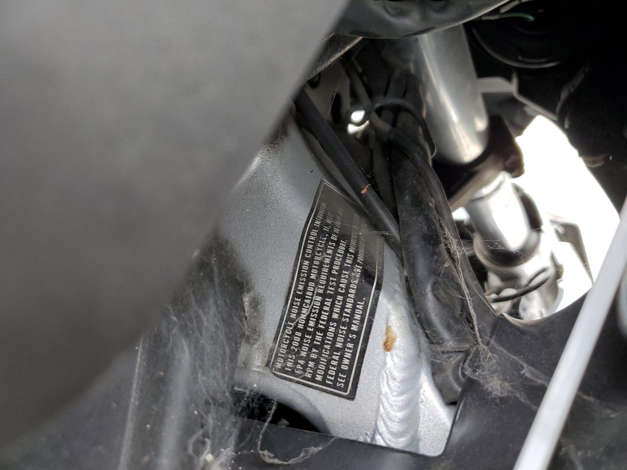 2008 Honda Gl1800 VIN: 1HFSC47LX8A700563 Lot: 87010295