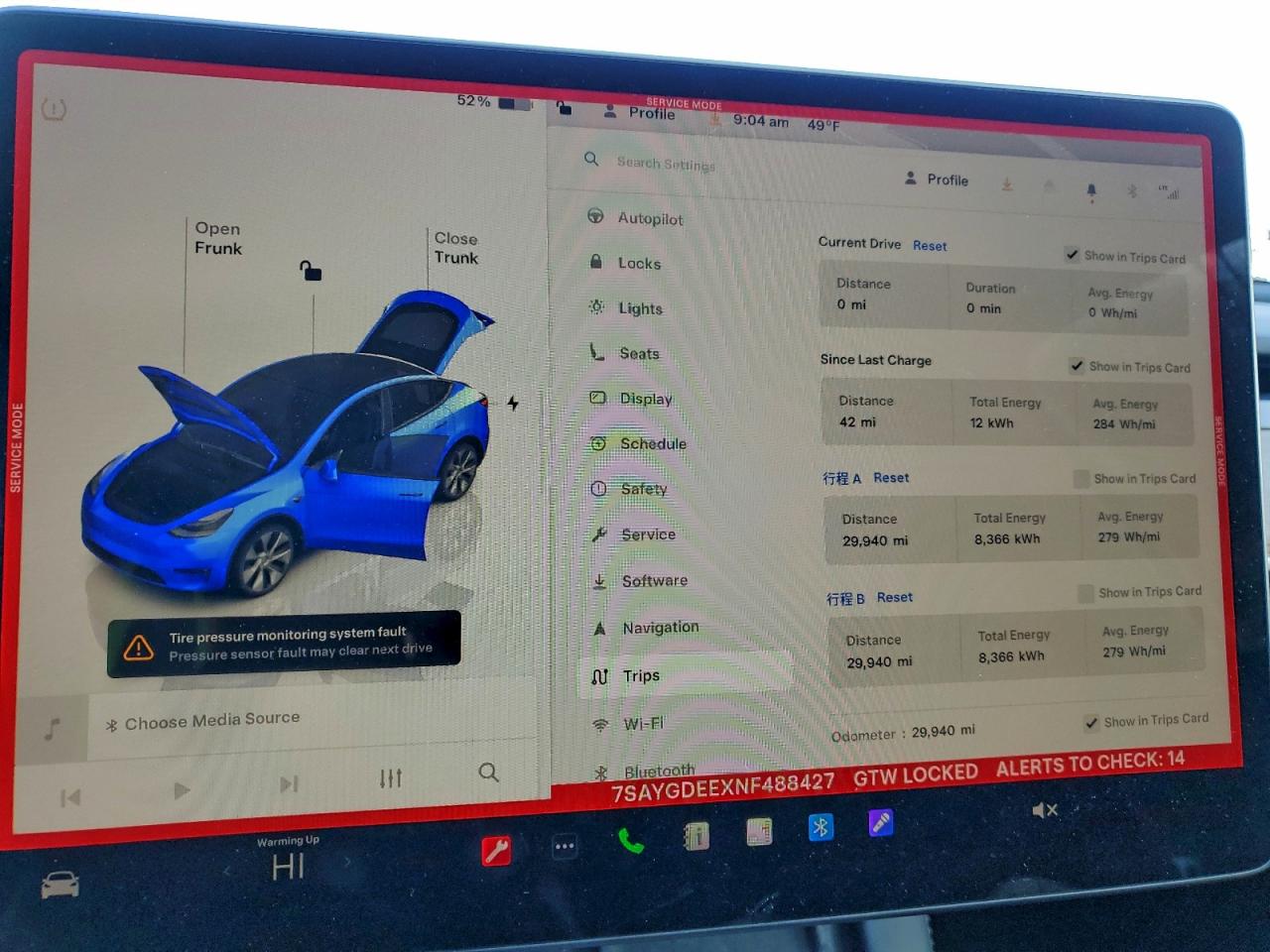 2022 Tesla Model Y VIN: 7SAYGDEEXNF488427 Lot: 93962175