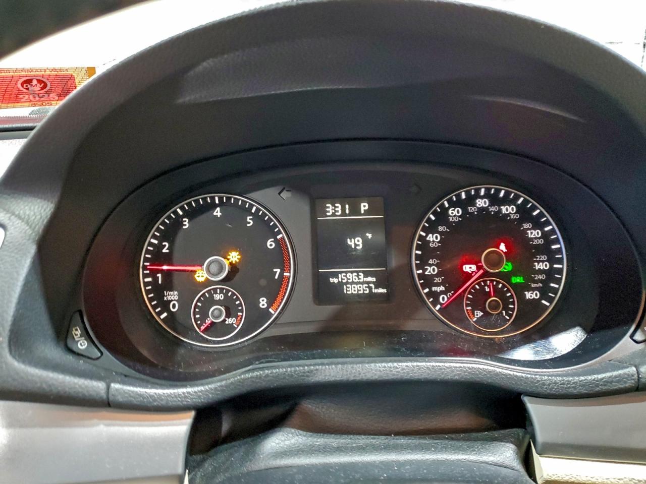 2015 Volkswagen Passat S VIN: 1VWAT7A3XFC104674 Lot: 94328455