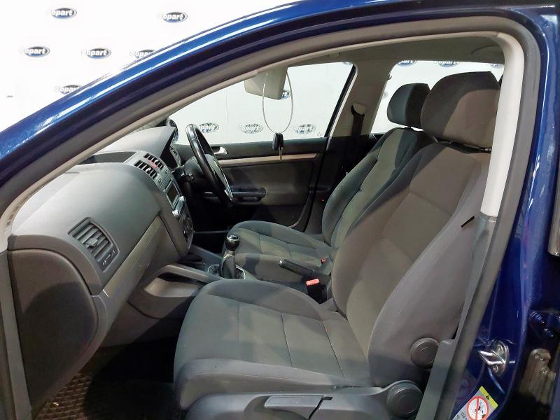 2008 VOLKSWAGEN GOLF 1.9 MATCH TDI 5DR