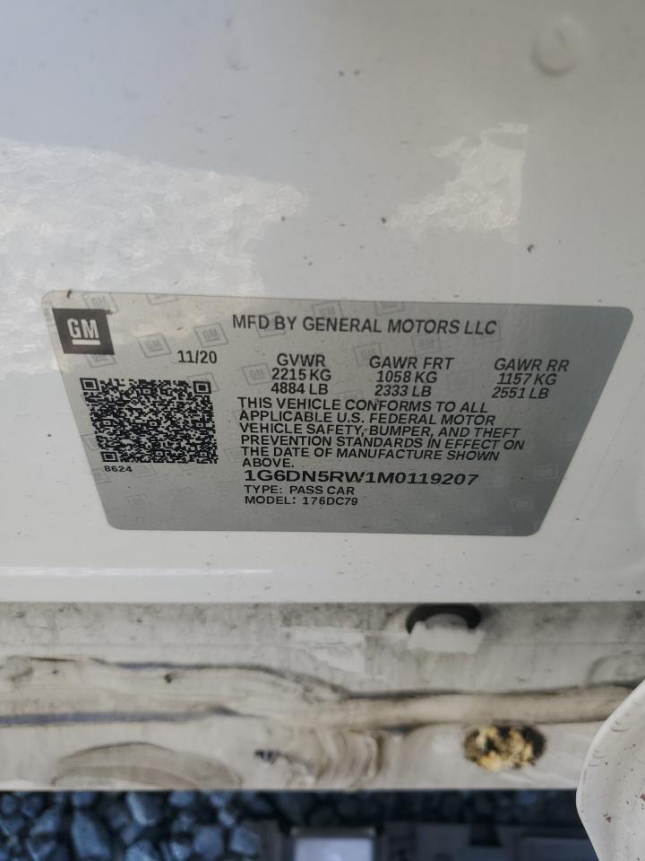 2021 Cadillac Ct5 Premium Luxury VIN: 1G6DN5RW1M0119207 Lot: 91704745