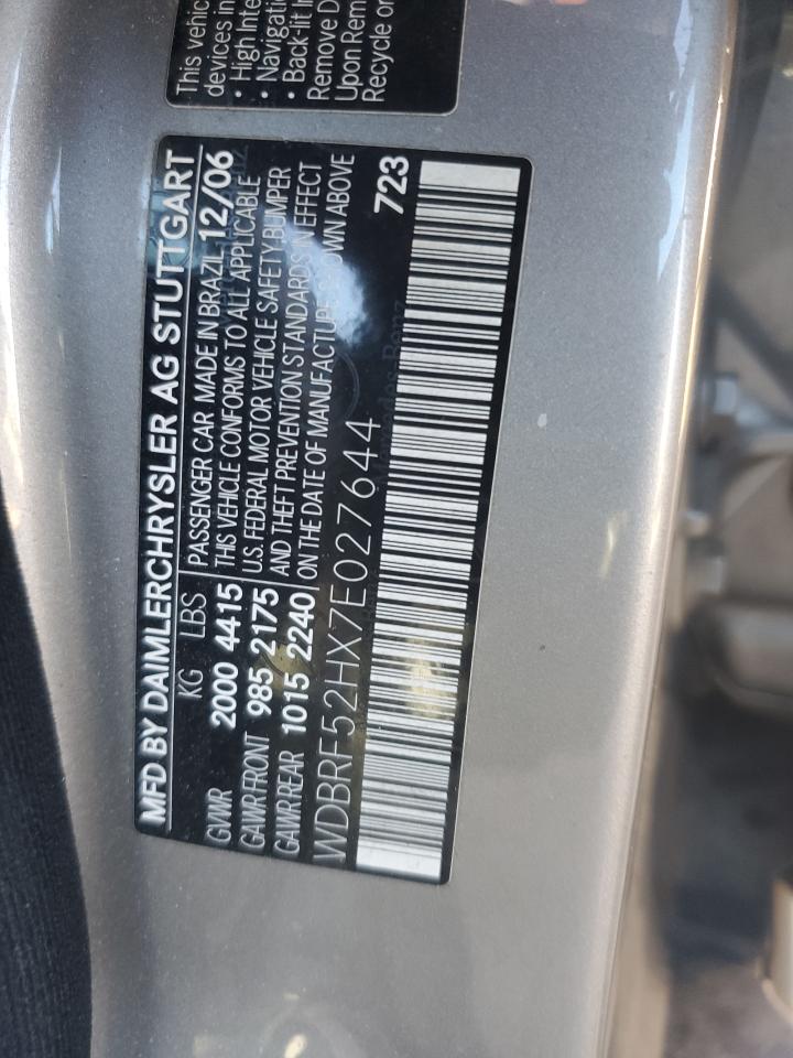 2002 Mercedes-Benz C 230 VIN: WDBRF52HX7E027644 Lot: 91076975