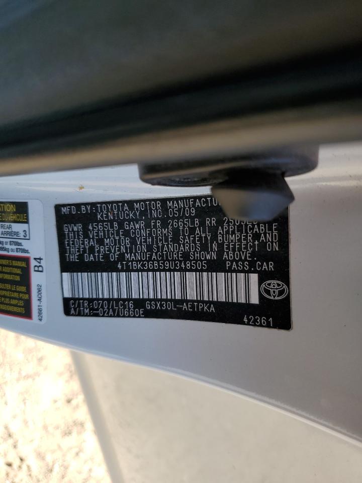 2009 Toyota Avalon Xl VIN: 4T1BK36B59U348505 Lot: 90861555