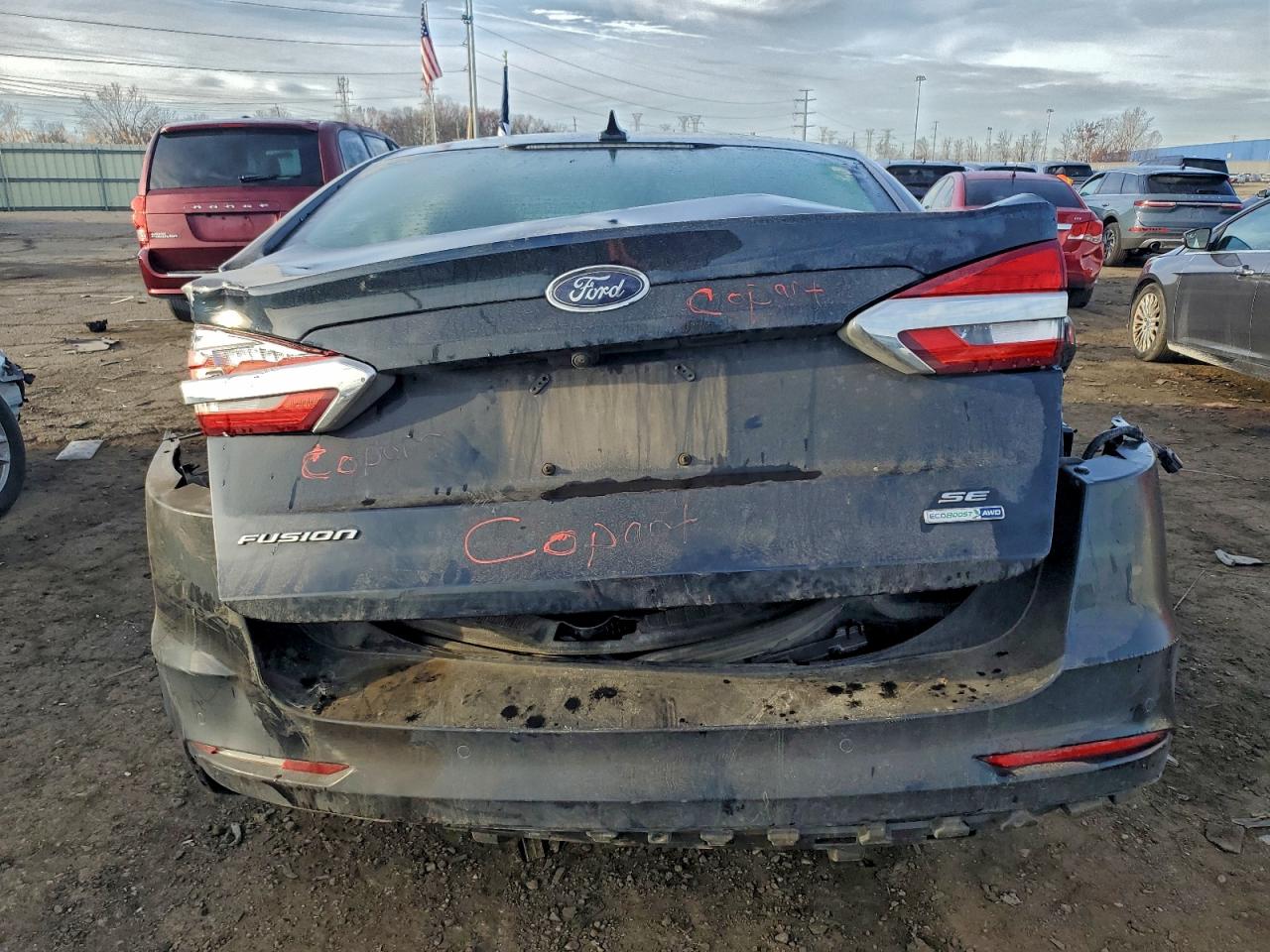 2020 Ford Fusion Se VIN: 3FA6P0T98LR179852 Lot: 93886275