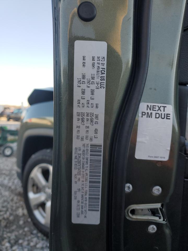 2019 Jeep Compass Latitude VIN: 3C4NJDBB7KT647655 Lot: 92577425