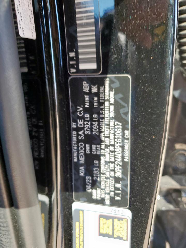 2023 Kia Forte Lx VIN: 3KPF24AD8PE630637 Lot: 90670825