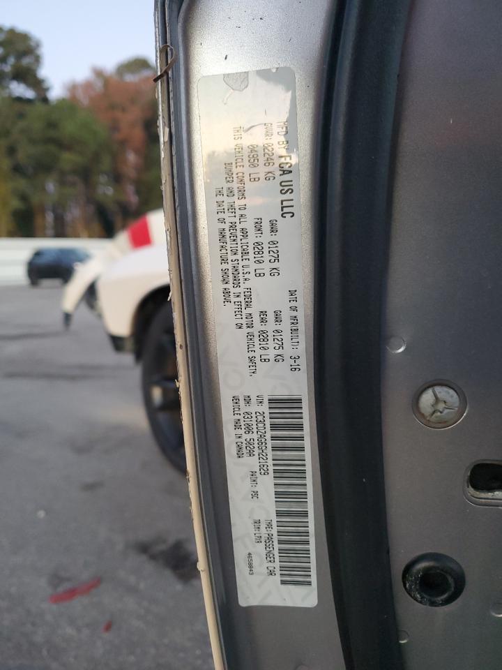 2016 Dodge Challenger Sxt VIN: 2C3CDZAG6GH221629 Lot: 92575845