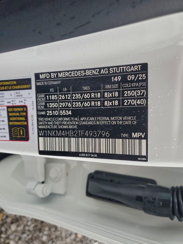 2026 Mercedes-Benz Glc 300 4Matic VIN: W1NKM4HB2TF493796 Lot: 94197685