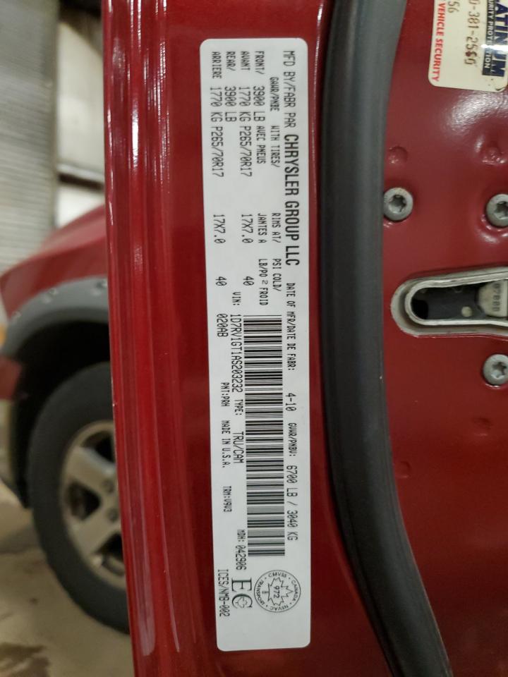 2010 Dodge Ram 1500 VIN: 1D7RV1GT1AS203232 Lot: 91694655