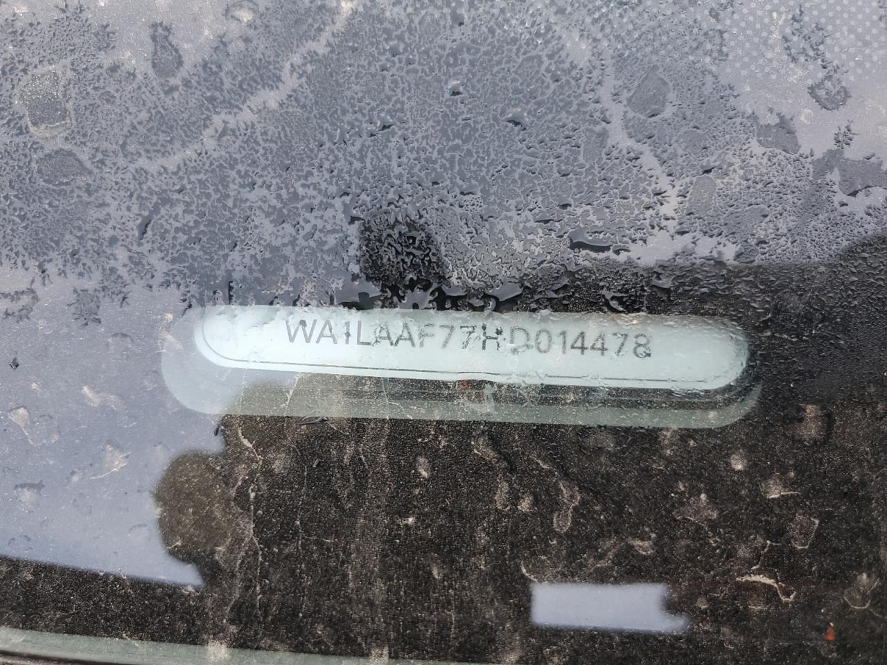 2017 Audi Q7 Premium Plus VIN: WA1LAAF77HD014478 Lot: 90371395