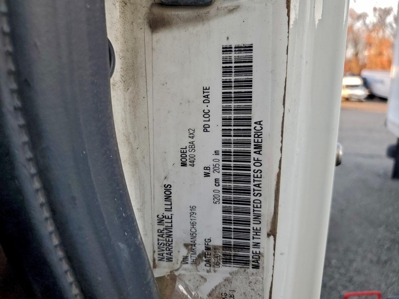 2012 International 4000 4400 VIN: 1HTMKAAN5CH617916 Lot: 93699085