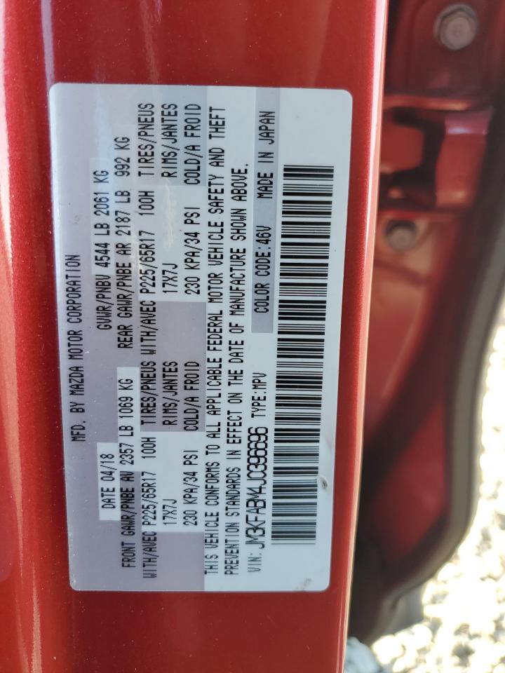 2018 Mazda Cx-5 Sport VIN: JM3KFABM4J0396696 Lot: 91873975