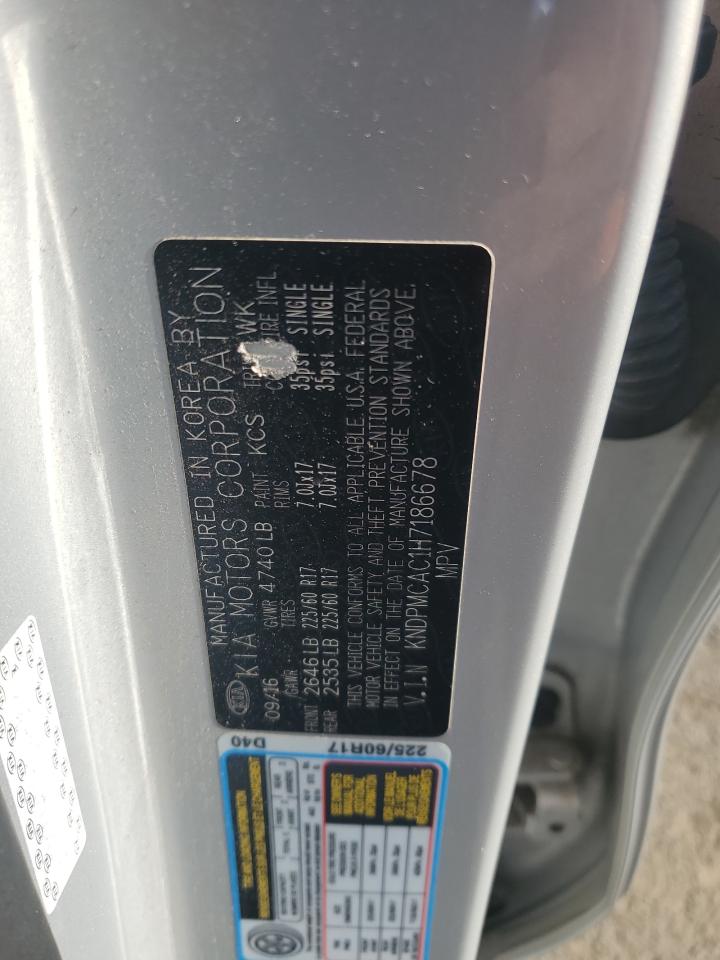 2017 Kia Sportage Lx VIN: KNDPMCAC1H7186678 Lot: 93471455