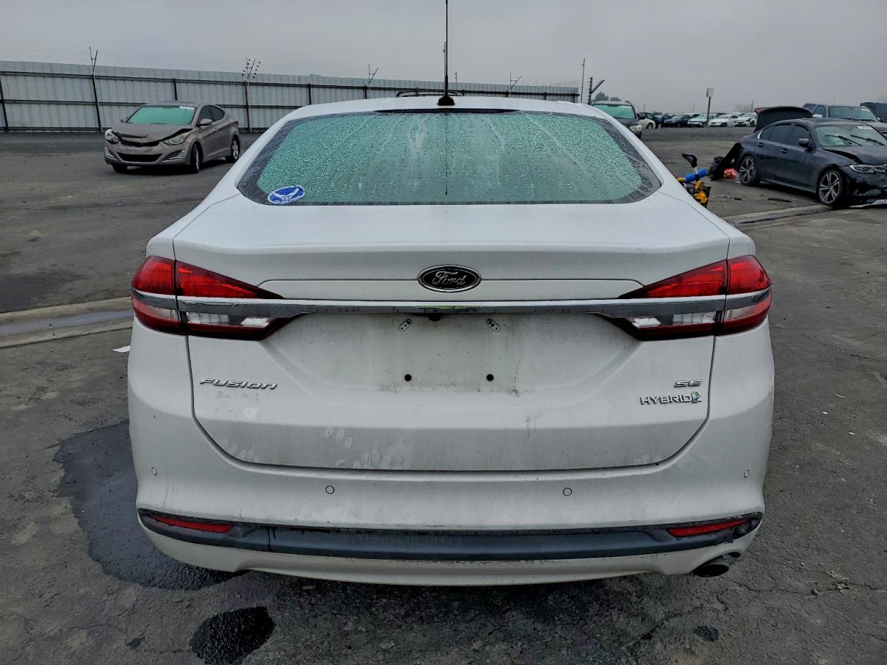 2017 Ford Fusion Se Hybrid VIN: 3FA6P0LU3HR370607 Lot: 93346075