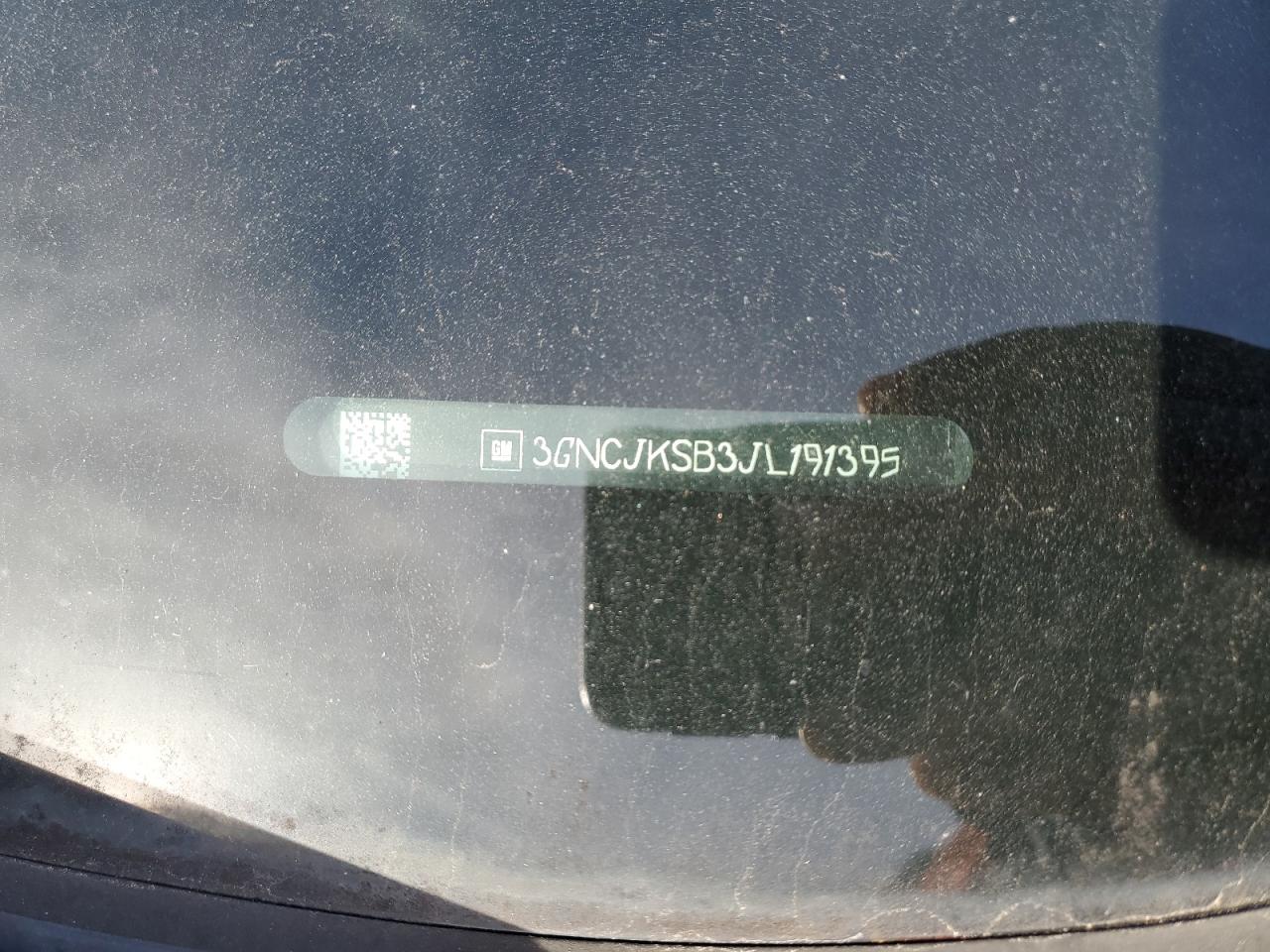 2018 Chevrolet Trax Ls VIN: 3GNCJKSB3JL191395 Lot: 91252545