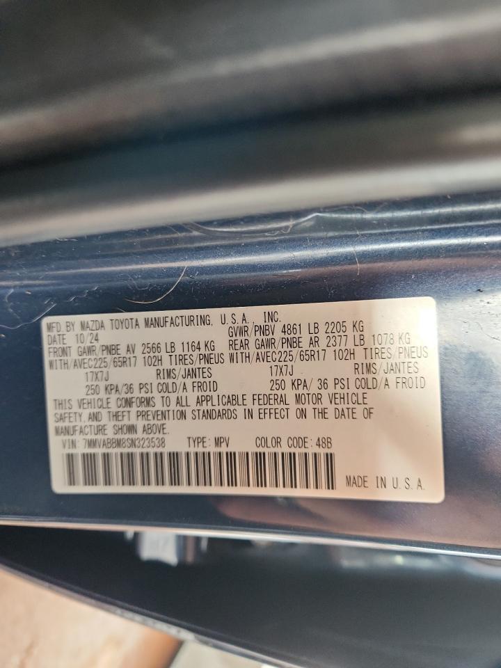 2025 Mazda Cx-50 Preferred VIN: 7MMVABBM8SN323538 Lot: 93442585