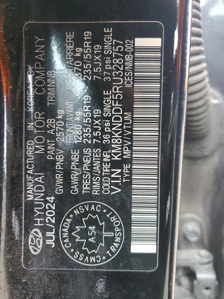 2024 Hyundai Ioniq 5 Sel VIN: KM8KNDDF5RU328757 Lot: 91365135