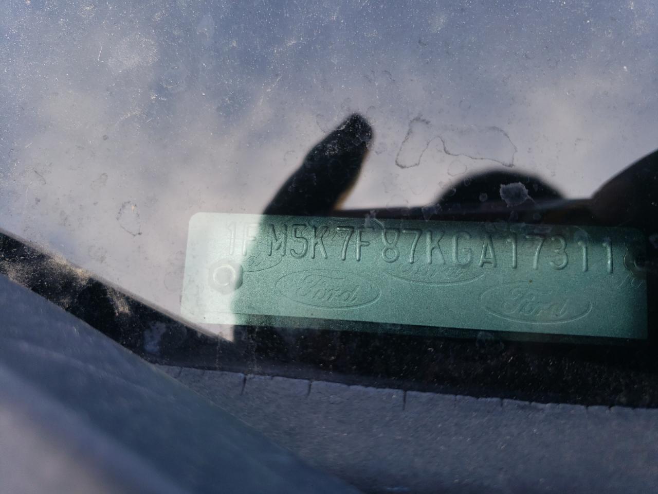 2019 Ford Explorer Limited VIN: 1FM5K7F87KGA17311 Lot: 93076745