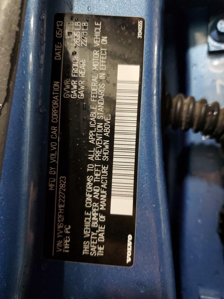 2014 Volvo S60 T5 VIN: YV1612FH1E2272823 Lot: 92108495