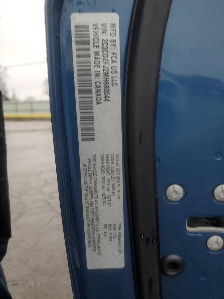 2021 Dodge Challenger R/T Scat Pack VIN: 2C3CDZFJ2MH680544 Lot: 94067845