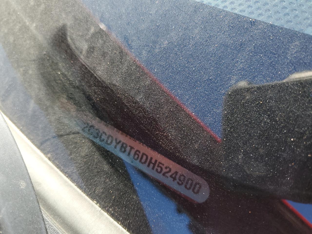 2013 Dodge Challenger R/T VIN: 2C3CDYBT6DH524900 Lot: 93006155