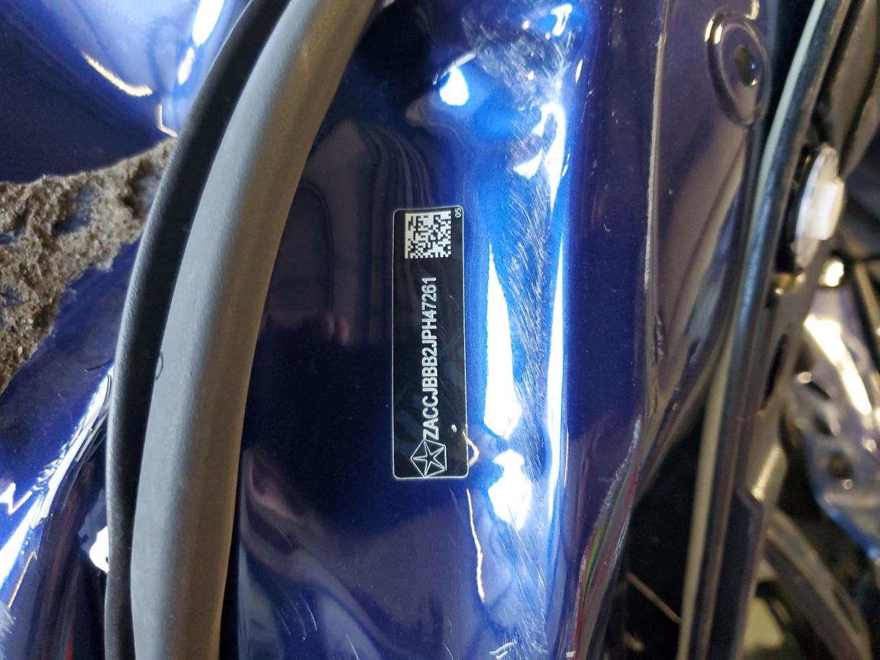 2018 Jeep Renegade Latitude VIN: ZACCJBBB2JPH47261 Lot: 92503715