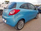 2011 FORD KA 1.2 ZETEC 3DR [START STOP] for sale at Copart SANDWICH