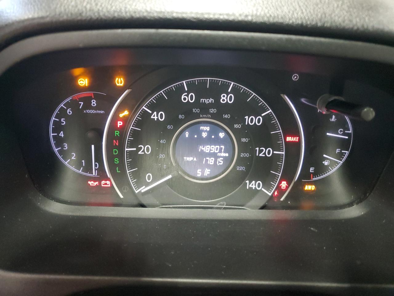 2015 Honda Cr-V Lx VIN: 5J6RM4H35FL077496 Lot: 93622015