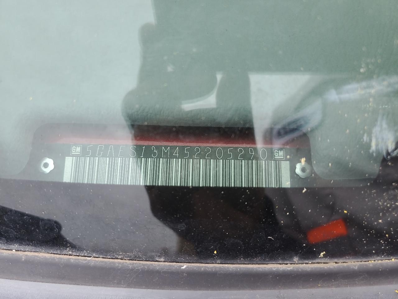 2005 Buick Rainier Cxl VIN: 5GAES13M452205290 Lot: 87454575