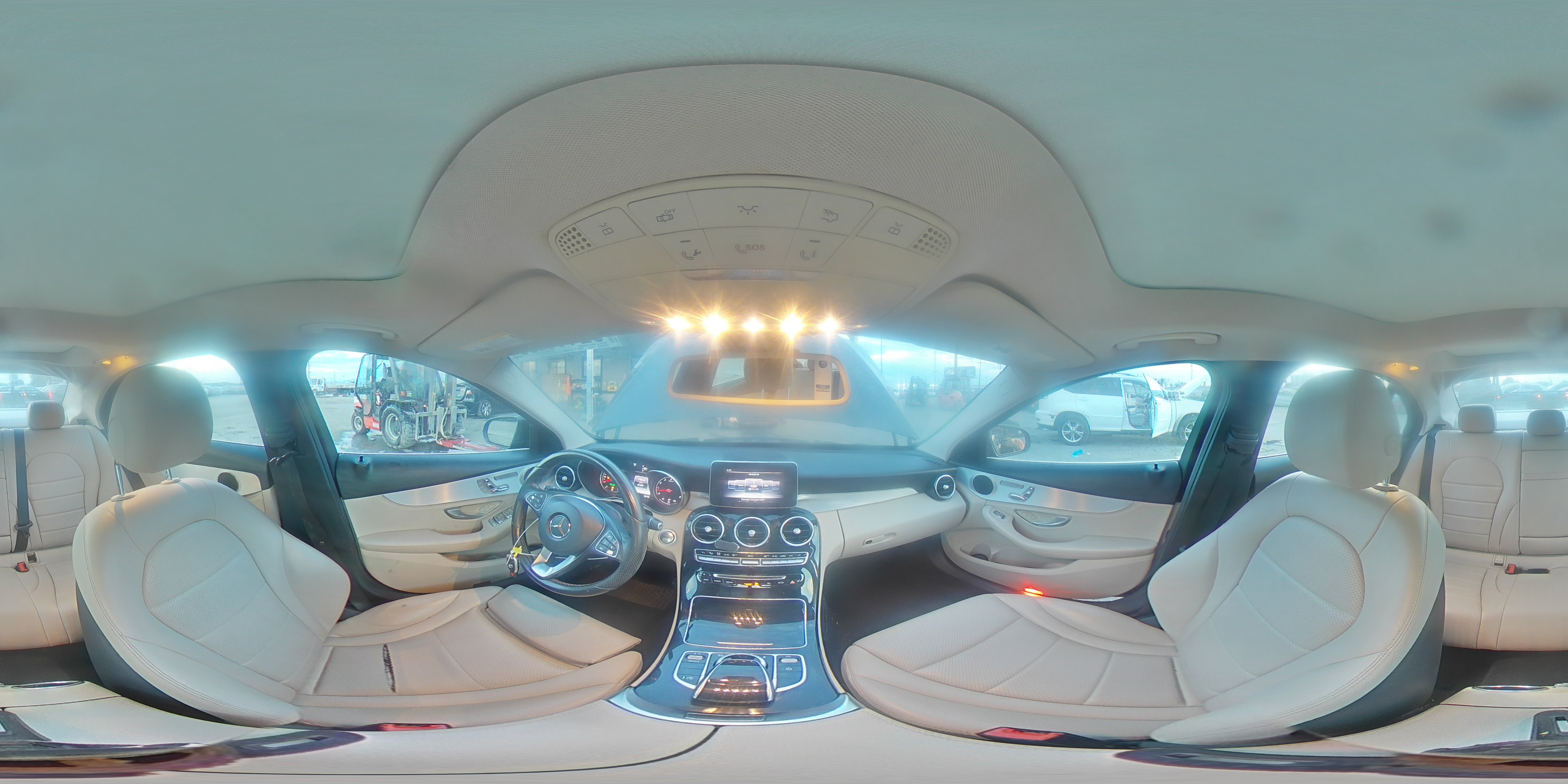 2015 Mercedes-Benz C 300 VIN: 55SWF4JB6FU066707 Lot: 92444465