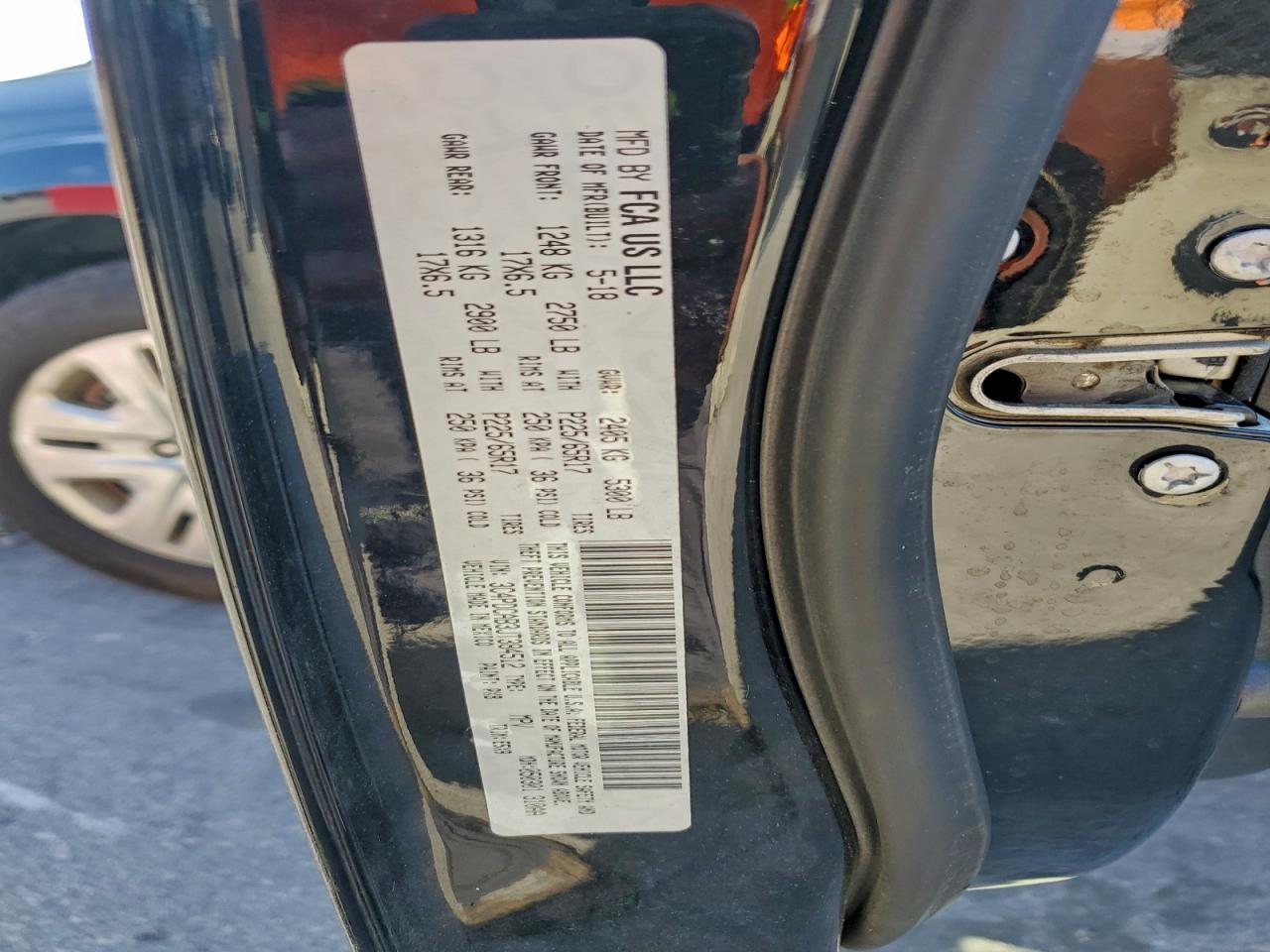 2018 Dodge Journey Se VIN: 3C4PDCAB3JT384512 Lot: 94138505