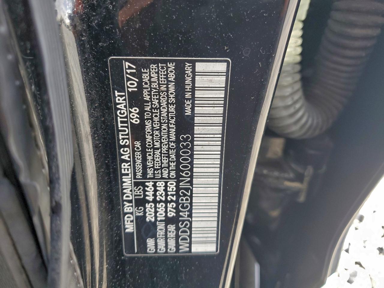 2018 Mercedes-Benz Cla 250 4Matic VIN: WDDSJ4GB2JN600033 Lot: 94252705