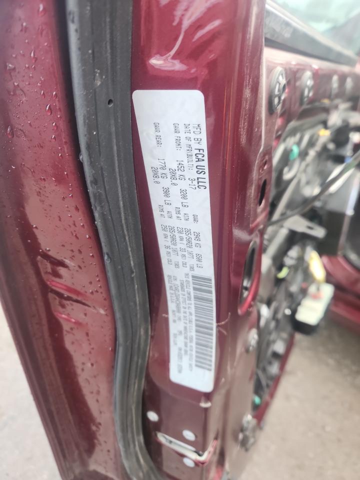 2017 Dodge Durango Gt VIN: 1C4RDJDG4HC848000 Lot: 92382125