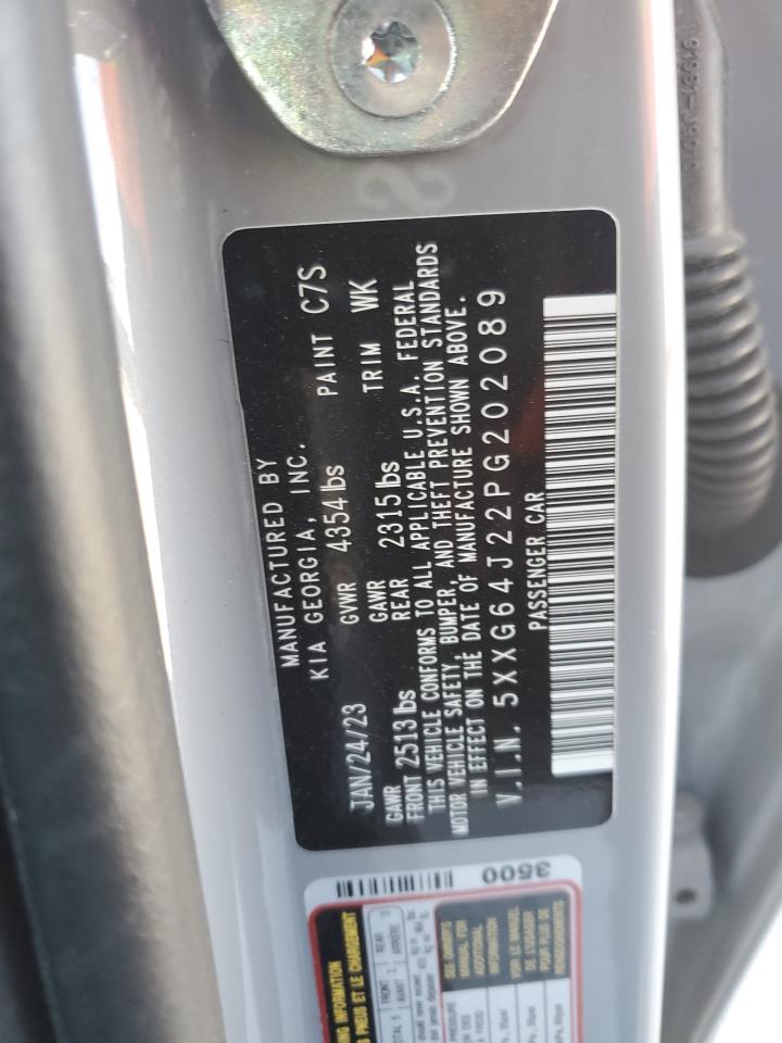 2023 Kia K5 Gt Line VIN: 5XXG64J22PG202089 Lot: 91213835