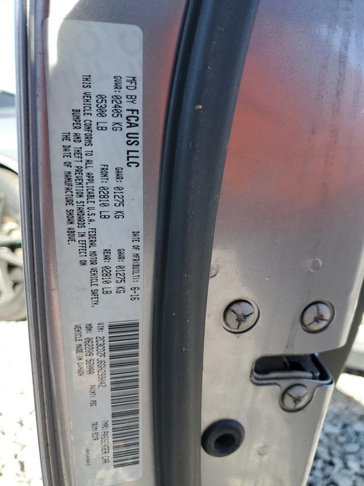 2016 Dodge Challenger R/T Scat Pack VIN: 2C3CDZFJ6GH299042 Lot: 92368125