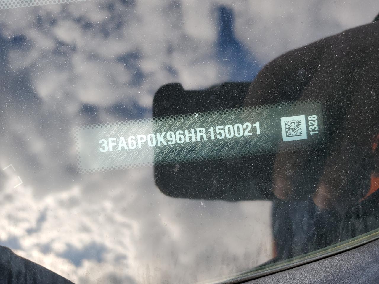 2017 Ford Fusion Titanium VIN: 3FA6P0K96HR150021 Lot: 92492045