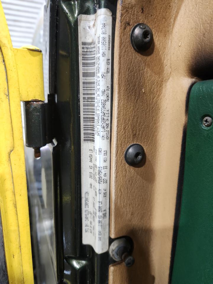 1998 Jeep Wrangler / Tj Se VIN: 1J4FY29P3WP734852 Lot: 86656855